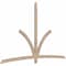 Ekena Millwork Davenport Smooth Timber Gable Bracket, Douglas Fir, 108"W x 68"H x 1 1/2"D x 3 1/2"F, 15/12 Pitch GBW108X68X0204DAV00SDF - alternate 4